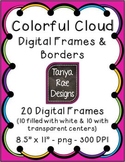 Colorful Cloud Digital Frames