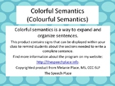 Colorful (Colourful) Semantics Signs