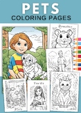 Colorful Companions: Pets Coloring Pages for Animal Lovers