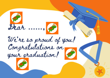Preview of Colorful Congratulations Graduates All levels TPT Gifts to Students 18"*13"