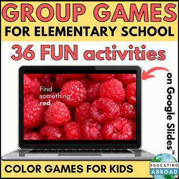 Preview of Colorful Critical Thinking Morning Meeting Games for Early Elementary Students