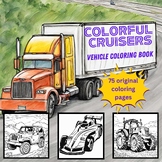 Colorful Cruisers - Vehicle Coloring pages