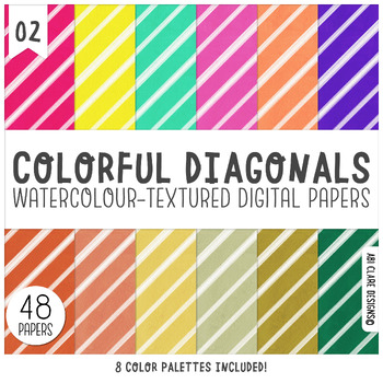 Pastels Digital Paper - Pastel Colors Digital Paper Pack - 30 Papers - 12in  x 12in - Commercial Use - INSTANT DOWNLOAD