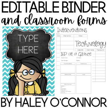 Editable Teacher Binder {Updated Through 2018}