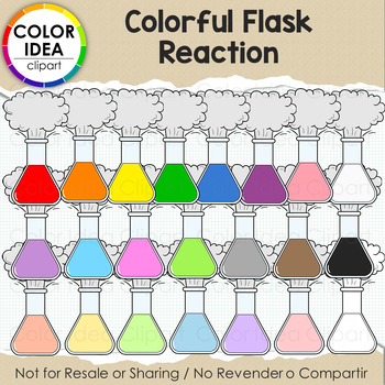 Preview of Colorful Flask Reaction