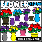Colorful Flowers Clip Art
