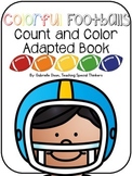 Colorful Footballs Count and Color Adapted Book