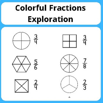 Preview of Colorful Fractions Exploration: Matching and Understanding