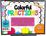 Colorful Fractions Smart Board Game