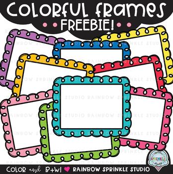 colorful picture frames
