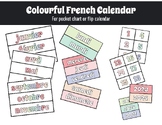 Colorful French Flip Calendar