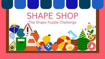 Preview of Colorful Fun Classroom The Shape Quiz Presentation