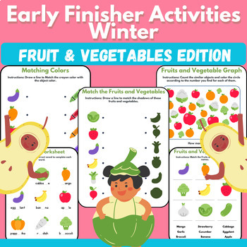 Preview of Colorful Fun Early Finisher Activities for Winter