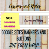 Colorful GOOGLE SITES Banners To LIVEN Up Your Site!