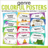 Colorful Genre Posters