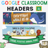 Colorful Google Headers/Banners Virtual Learning - Positiv