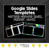 Colorful Google Slides Templates: Morning Message, Planner