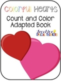 Colorful Hearts Count and Color Adapted Books