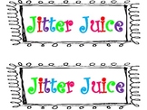Colorful Jitter Juice Label