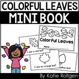 Colorful Leaves Mini Book for Fall
