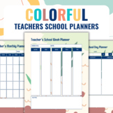 Colorful Lesson Plan Template & Teacher Planner