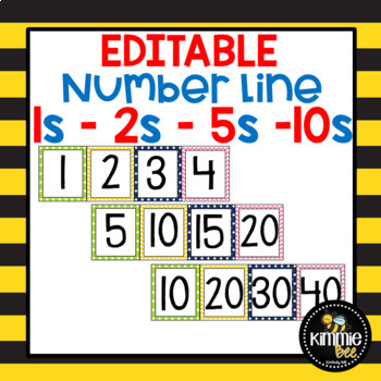 number line by 5s teaching resources teachers pay teachers