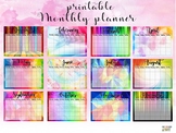 Colorful Monthly Planner