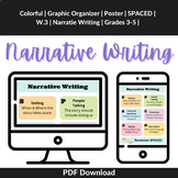 Colorful Narrative Writing Strategy Grades 3rd-5th Graphic