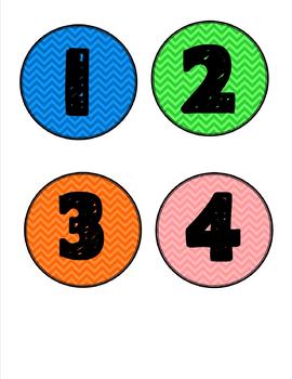 Preview of Colorful Number Dots 1-15