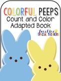 Colorful Peeps Count and Color Adapted Book