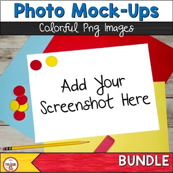 Colorful Photo Mock Ups Bundle for TPT Sellers by Hunt 4 Treasure