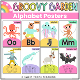 Colorful Primary Alphabet Posters| Traceable Letters| Groo