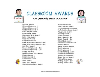school presentation day awards