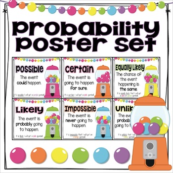 Probability Posters by Kickin' it With Class - Heather Kearns | TpT