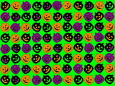 Colorful Pumpkin Halloween Background/Paper FREEBIE