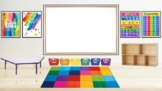 Colorful Rainbow Bitmoji Classroom Template