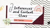 Colorful Rainbow Inferences and Context Clues Slides