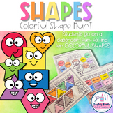 Colorful SHAPE Hunt - Math Activity - Help Learn Shapes