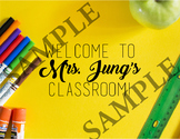 Colorful School Supply Stock Photos and Digital Paper #2