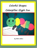 Colorful Shapes Caterpillar Glyph Fun