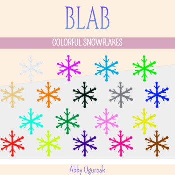 Preview of Colorful Snowflakes