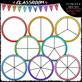 Colorful Spinners Clip Art (64 Colored) - Games Clip Art &