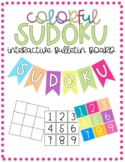 Colorful Sudoku Interactive Bulletin Board