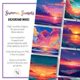 Colorful Summer Sunset Images for Slide Presentations | PP