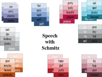 Preview of Colorful Synonyms on Paint Chips- a lesson in colorful writing