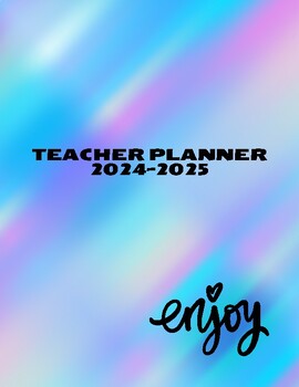 Preview of Colorful Teacher Binder