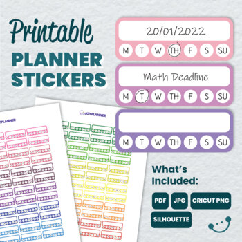 Lavender flowers Happy planner printable stickers Silhouette Cricut Vertical Mambi kit spring weekly kit Instant download