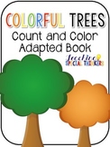 Colorful Trees Count and Color Adapted Book