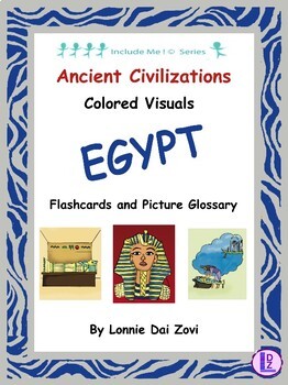 Preview of Colorful Visuals of the Ancient Egypt Include Me© Series
