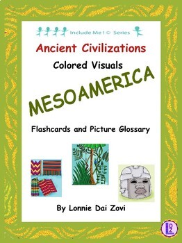 Preview of Colorful Visuals of the Ancient Mesoamerica Include Me© Series